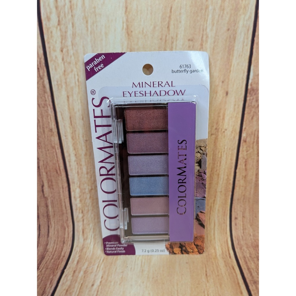 Colormates Mineral Eyeshadow Palette Butterfly Garden 6 Shades